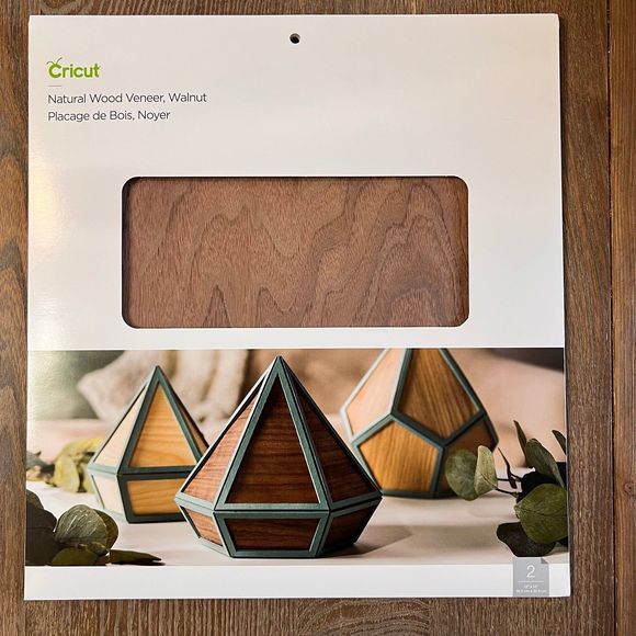 Cricut Art Cricut Natural Wood Veneers 2x12 Crafting Sheets Walnut